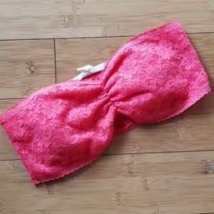 Forever 21 coral Bandeau Bra Bralette